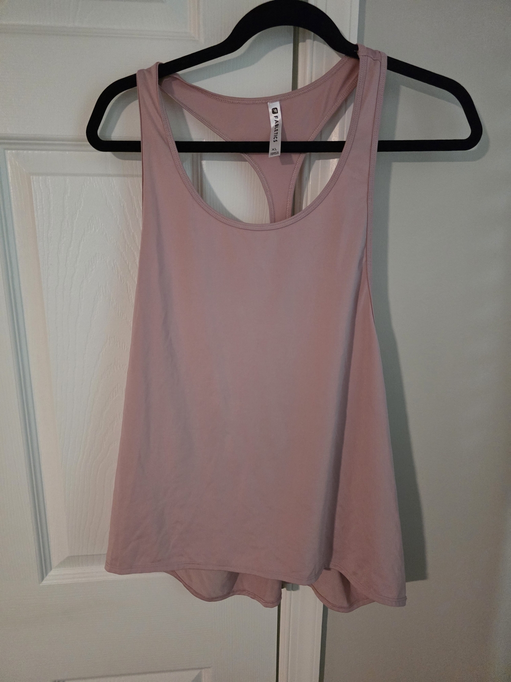 Fabletics Women's Dusty Pink Racerback Tank Top